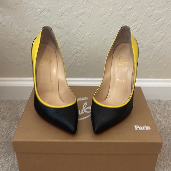 Christian Louboutin Tucsy 100 Glitter Mini Calf 39 - Picture 8 of 8